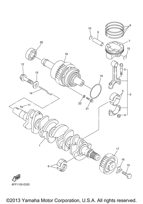 CRANKSHAFT PISTON