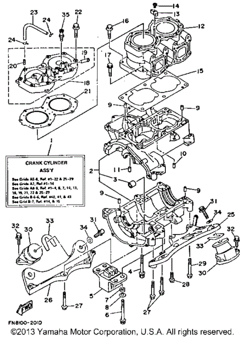 CYLINDER - CRANKCASE