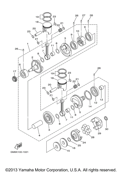 CRANKSHAFT PISTON