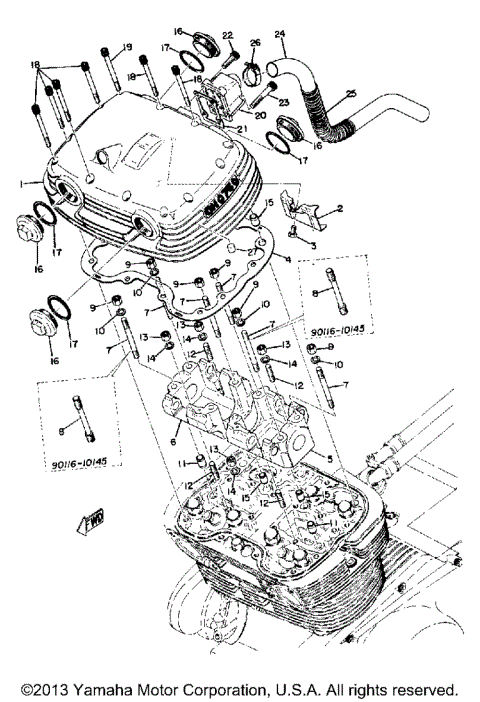 1973 Yamaha TX750 Motorcycles Parts Finder Diagrams | Yamaha & CFMoto