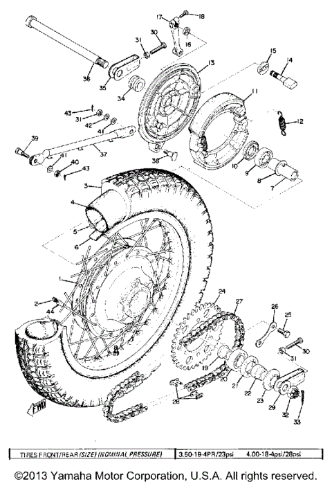 1973 Yamaha TX750 Motorcycles Parts Finder Diagrams | Yamaha & CFMoto