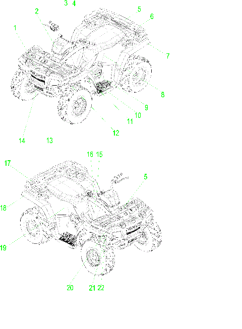 BODY, DECALS - A17YAF11A5 (49ATVDECAL13SP90)