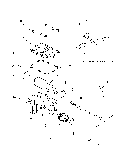 ENGINE, AIR INTAKE SYSTEM - A17SEA57N1/EE57N1/NL [101078]