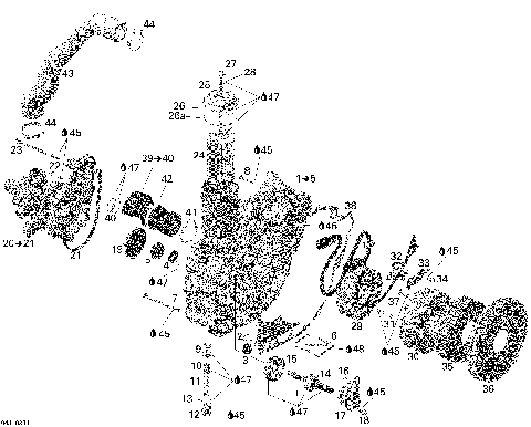 01- PTO Cover and Magneto