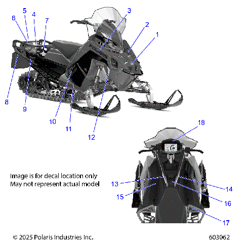BODY, DECAL, SP AND XC - S26TFF6RSL/TFP6RSL (603062)