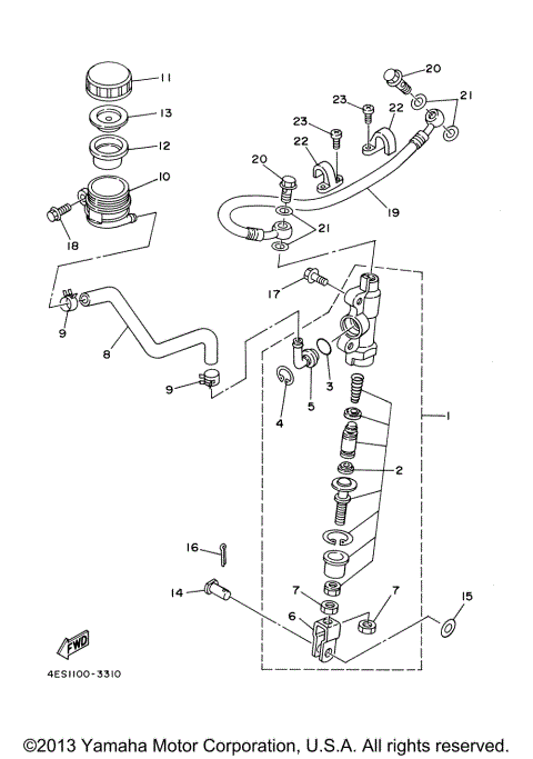 REAR MASTER CYLINDER