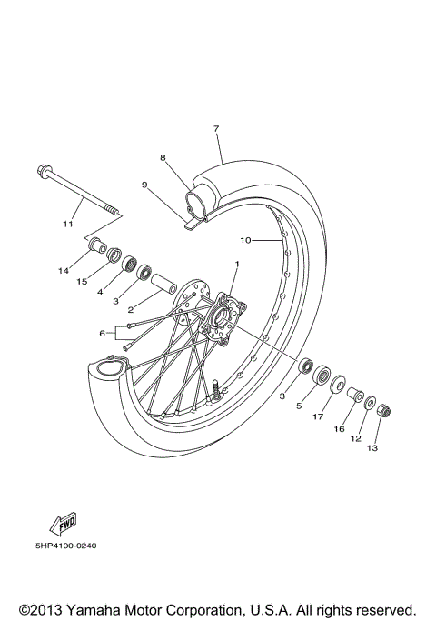 FRONT WHEEL  LEX 19C3