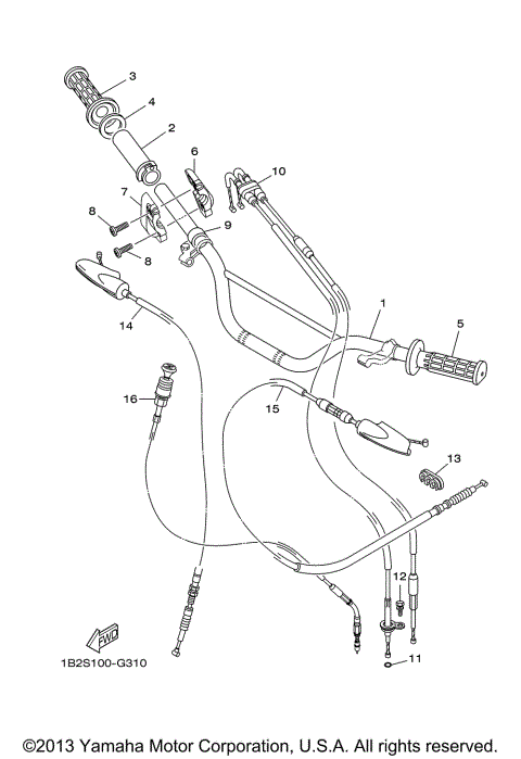 STEERING HANDLE CABLE