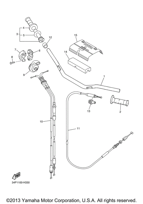 STEERING HANDLE CABLE