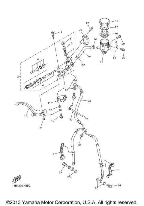 FRONT MASTER CYLINDER