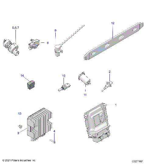 ELECTRICAL, SWITCHES, SENSORS, ECU and CONTROL MODULES - A24SXE95PP (C0211601)