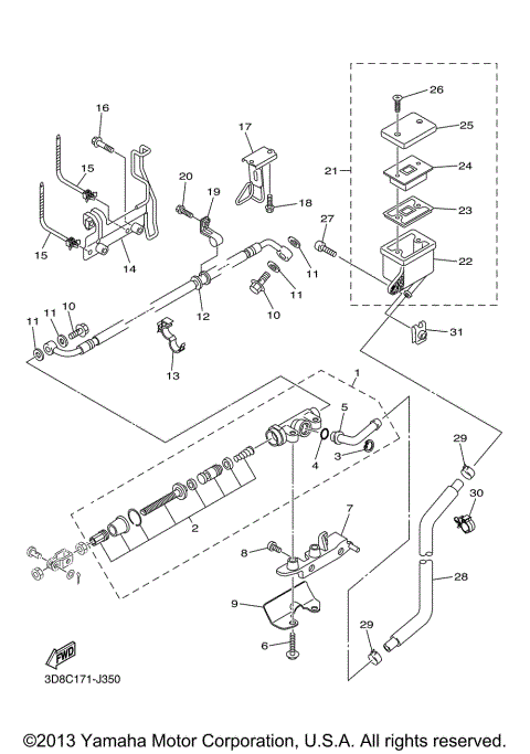 REAR MASTER CYLINDER