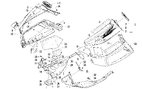 SKID PLATE AND SIDE PANEL ASSEMBLY [95796]