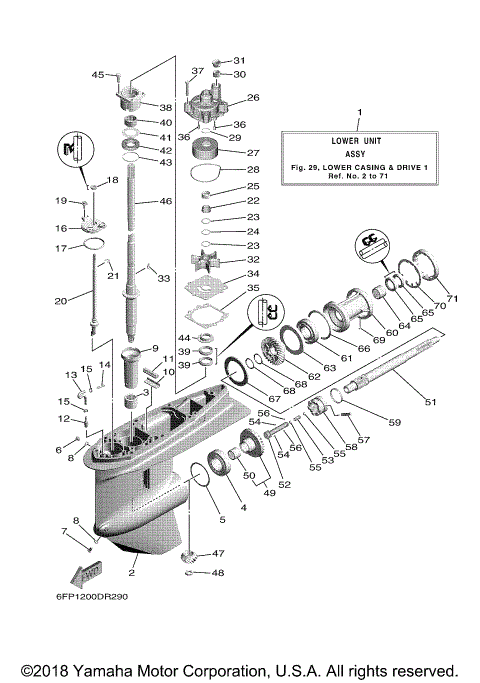 LOWER CASING DRIVE 1