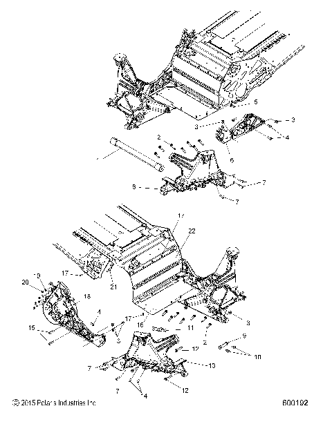 CHASSIS, BULKHEAD ASM. - S16EN8/EY8 ALL OPTIONS (600192)