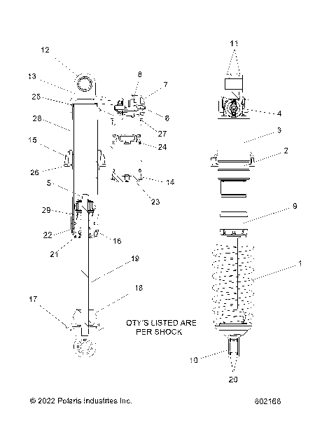 SUSPENSION, SHOCK, IFS - S24FJE9FS/9FE (602168)