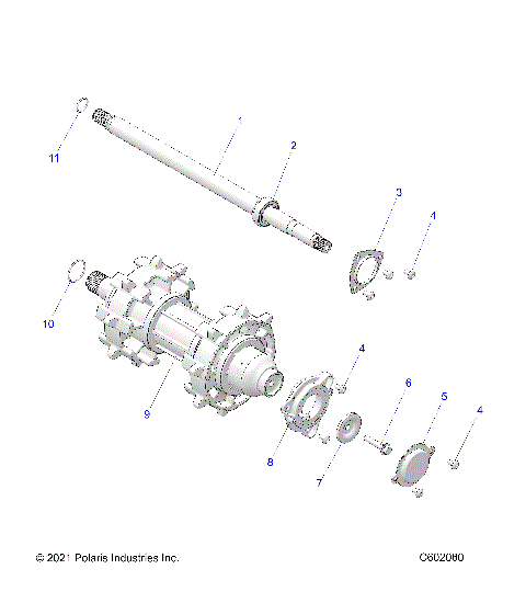 DRIVE TRAIN, JACKSHAFT and DRIVESHAFT - S26TLF9FSL (C602080)