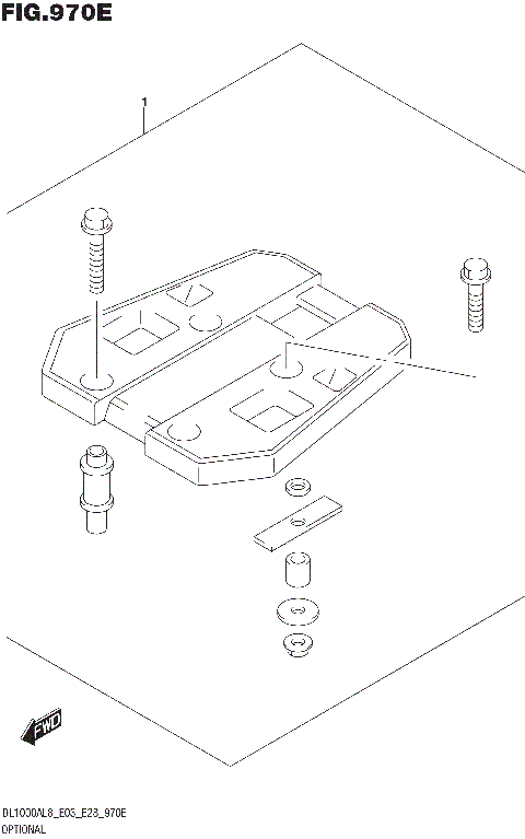 OPTIONAL (TOP CASE BRACKET SET)