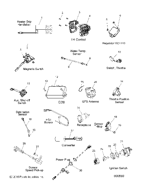 ELECTRICAL, SWITCHES, SENSORS and COMPONENTS - S20EDE8PS ALL OPTIONS (600560)