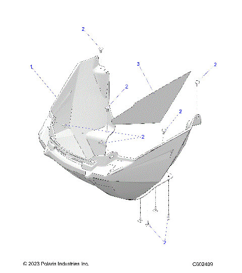 BODY, NOSEPAN ASM. - S24CEA5TSL (C602409)