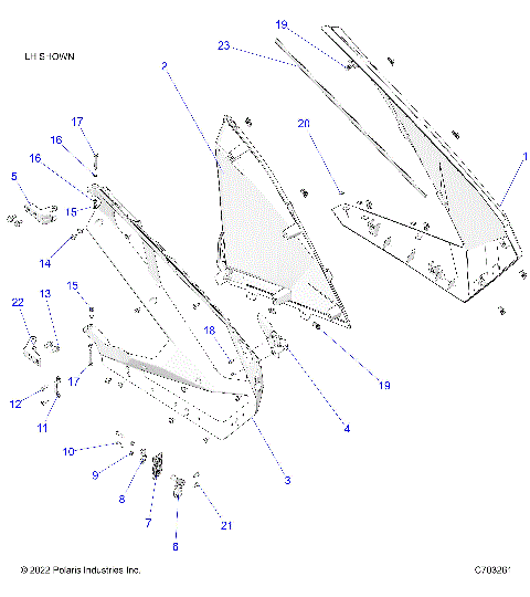 BODY, DOORS, FRONT - Z23RMU2KAN/BN (C703261)
