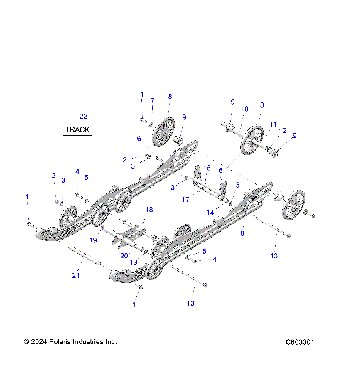 SUSPENSION, REAR - S26TDE9FS (C603001)