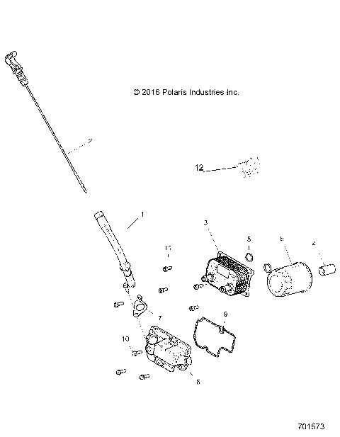 ENGINE, DIPSTICK AND OIL FILTER - R17RVE99NY (701573)