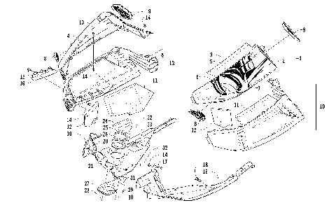 SKID PLATE AND SIDE PANEL ASSEMBLY [93517]