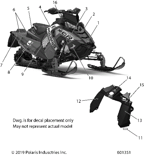 BODY, DECAL, BLACK SIDE PANEL OPTION - S20EKL8RS (601351)