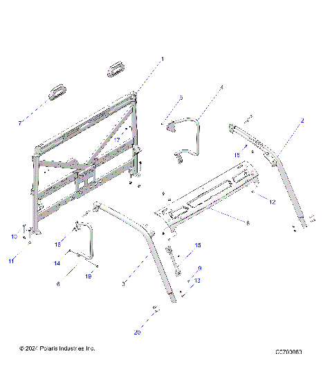 CHASSIS, CAB FRAME - R23TAE99AD/AP/BD/BP (C0703083)