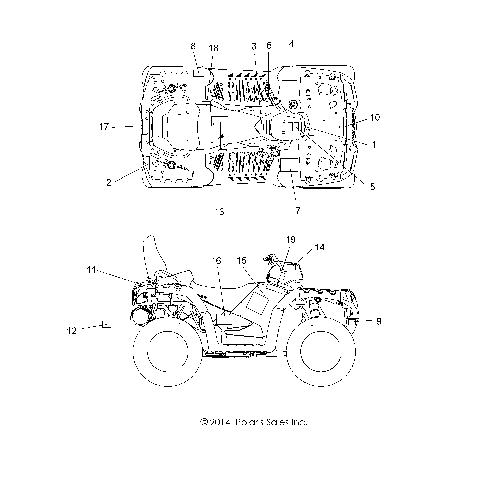 BODY, DECALS - A15SYE85AS/AV (49ATVDECAL15SPTRG850)