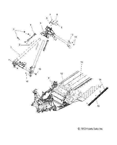 CHASSIS, CHASSIS ASM. and OVER STRUCTURE - S18CBA6GS/CBB6GS ALL OPTIONS (49SNOWCHASSISFRT214INDY)