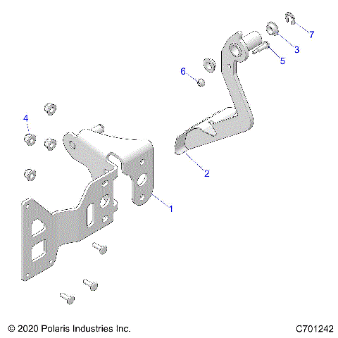 BRAKES, PEDAL - R21RRB99AZ/BZ (C701242)
