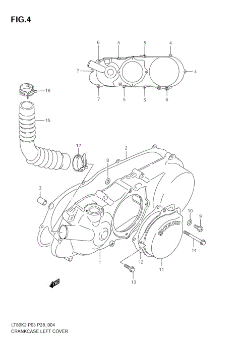 CRANKCASE LEFT COVER