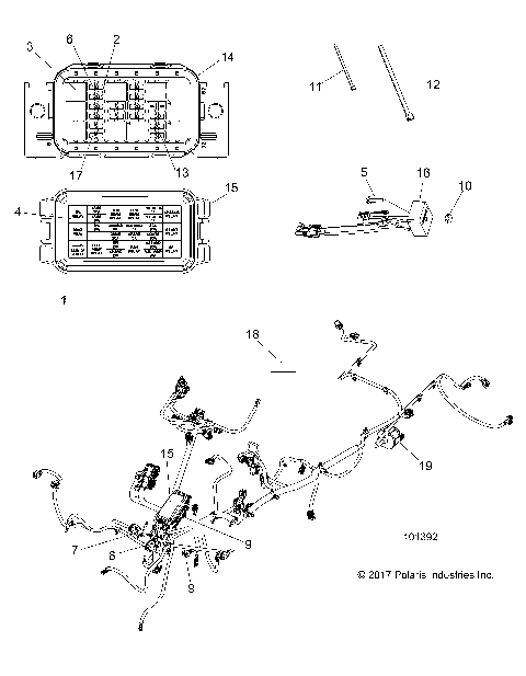 ELECTRICAL, HARNESS - A19SWS57P1/P2 (101392)