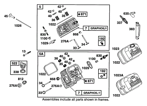 CYLINDER HEAD AND COVER ASSEMBLY