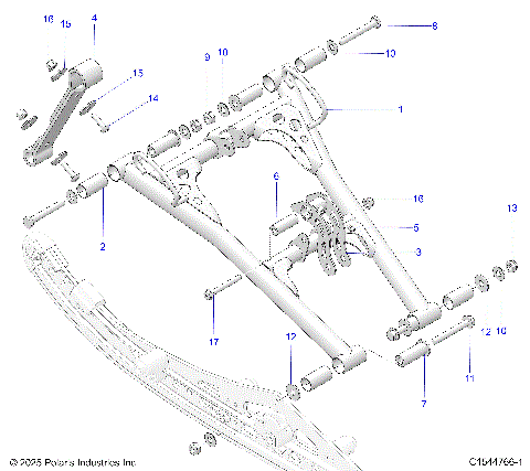 SUSPENSION, TORQUE ARM, FRONT - S26TLF9FSL (C154766-1)