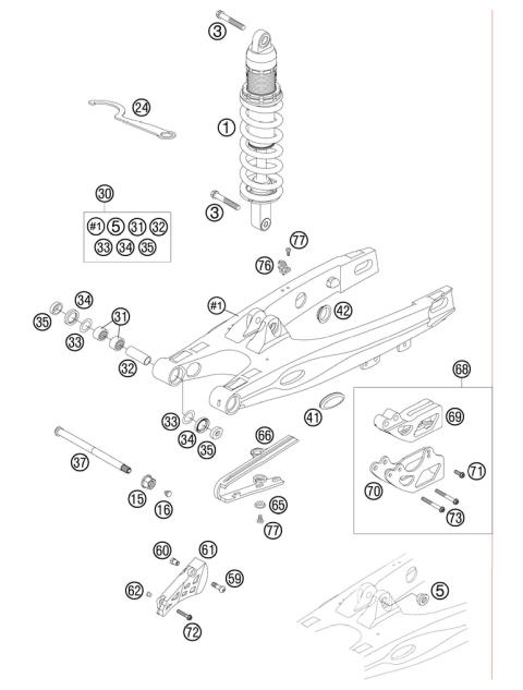 SWING ARM, MONOSHOCK