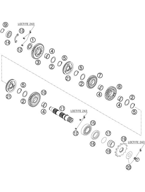 TRANSMISSION II - COUNTERSHAFT