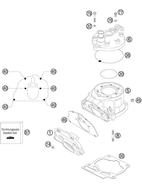 CYLINDER, CYLINDER HEAD
