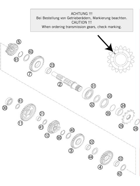 TRANSMISSION II - COUNTERSHAFT