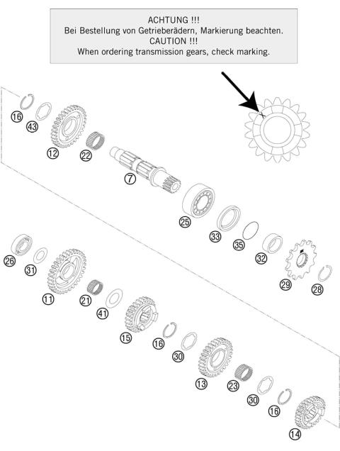 TRANSMISSION II - COUNTERSHAFT