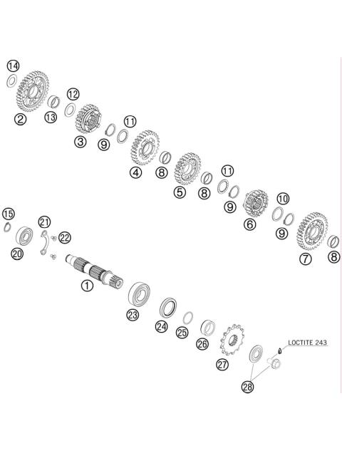 TRANSMISSION II - COUNTERSHAFT