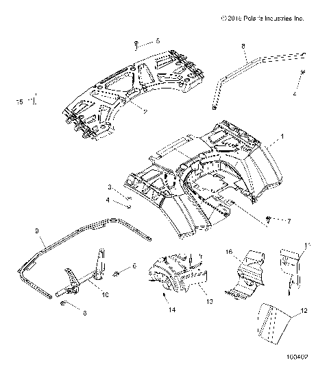 BODY, REAR CAB and REAR RACK - A16SXS95FK [100402]