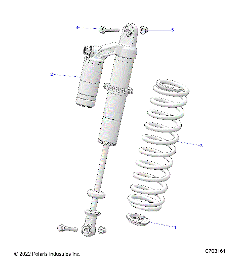 SUSPENSION, REAR SHOCK MOUNTING - Z23ASE99A4/B4/K99A4(C703161)
