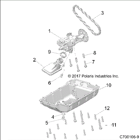 ENGINE, OIL PUMP AND PAN - Z19VGE99AK/AW/BK/BW (C700106-9)