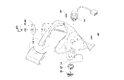 CONSOLE AND SWITCH ASSEMBLY [86027]