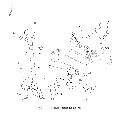 BRAKES, BRAKE PEDAL and REAR MASTER CYLINDER - A12EA32AA (49ATVBRAKERR10TBLZR)