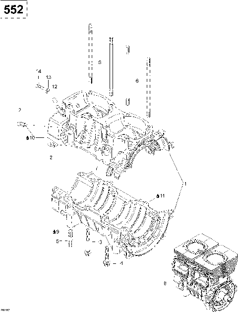 01- Crankcase 552