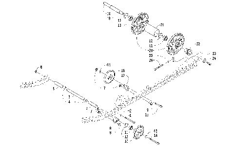 IDLER WHEEL ASSEMBLY [93450]